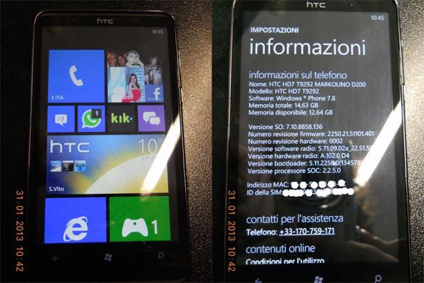 htc hd7 windows 7.8 update