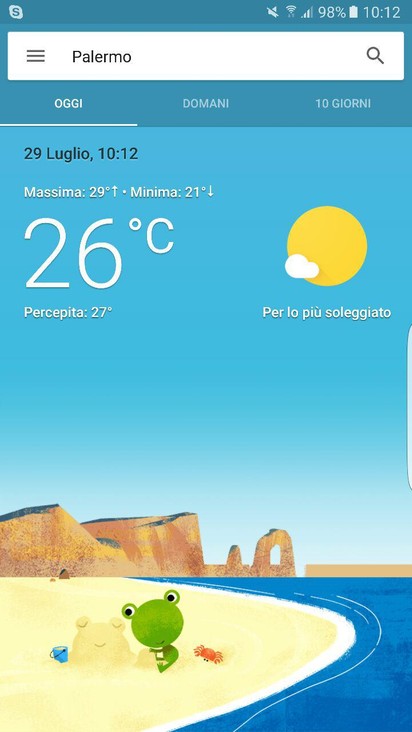 Meteo google rana