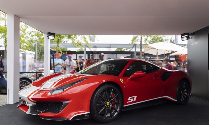 Ferrari 488 Pista A Le Mans Debutta Lallestimento Piloti