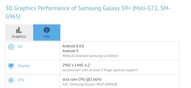 Android 9 Pie su Galaxy S9 Plus